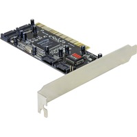 DeLOCK Controller SATA, 4 port w/ Raid 4 port w/ Raid, 32-Bit PCI 2.2, Lite detail