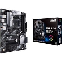 ASUS PRIME B550-PLUS AMD B550 Stik AM4 ATX, Bundkort Sort/Sølv, AMD, Stik AM4, 3rd Generation AMD Ryzen™ 3, 3rd Generation AMD Ryzen 5, 3rd Generation AMD Ryzen™ 7, 3rd..., DDR4-SDRAM, 128 GB, DIMM