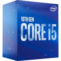 Intel® Core i5-10400 processor 2,9 GHz 12 MB Smart cache Kasse Intel® Core™ i5, LGA 1200 (Socket H5), 14 nm, Intel, i5-10400, 2,9 GHz, boxed