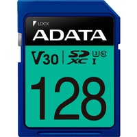 ADATA ASDX128GUI3V30S-R hukommelseskort 128 GB SDXC UHS-I Klasse 10 128 GB, SDXC, Klasse 10, UHS-I, 100 MB/s, 60 MB/s
