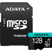 ADATA Premier Pro 128 GB MicroSDXC UHS-I Klasse 10, Hukommelseskort 128 GB, MicroSDXC, Klasse 10, UHS-I, 100 MB/s, 80 MB/s