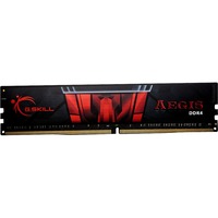 G.Skill Aegis 16GB DDR4-2133Mhz RAM-modul ECC, Hukommelse 16 GB, 1 x 16 GB, DDR4, 2133 Mhz, 288-pin DIMM, Sort