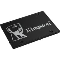Kingston 512G SSD KC600 SATA3 2,5", Solid state-drev Sort, 5", 512 GB, 2.5", 550 MB/s, 6 Gbit/sek.