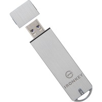 Kingston S1000 USB-nøgle 4 GB USB Type-A 3.2 Gen 1 (3.1 Gen 1) Sølv, USB-stik 4 GB, USB Type-A, 3.2 Gen 1 (3.1 Gen 1), 400 MB/s, Hætte, Sølv