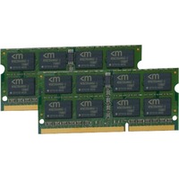 Mushkin 8GB PC3-10666 hukommelsesmodul 2 x 4 GB DDR3 1333 Mhz 8 GB, 2 x 4 GB, DDR3, 1333 Mhz, 204-pin SO-DIMM