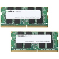 Mushkin Essentials hukommelsesmodul 64 GB 2 x 32 GB DDR4 2666 Mhz 64 GB, 2 x 32 GB, DDR4, 2666 Mhz