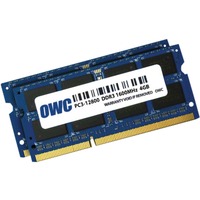 OWC 8GB DDR3-1600 hukommelsesmodul 2 x 4 GB 1600 Mhz 8 GB, 2 x 4 GB, DDR3, 1600 Mhz, 204-pin SO-DIMM