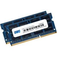 OWC OWC1600DDR3S16P hukommelsesmodul 16 GB 2 x 8 GB DDR3 1600 Mhz 16 GB, 2 x 8 GB, DDR3, 1600 Mhz, 204-pin SO-DIMM