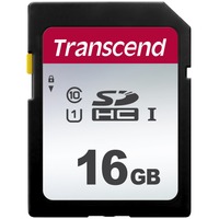 Transcend 16GB, UHS-I, SD SDHC NAND Klasse 10, Hukommelseskort Sort, UHS-I, SD, 16 GB, SDHC, Klasse 10, NAND, 95 MB/s, 10 MB/s