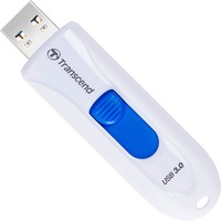 Transcend JetFlash 790 64GB USB-nøgle USB Type-A 3.2 Gen 1 (3.1 Gen 1) Hvid, USB-stik Hvid/Blå, 64 GB, USB Type-A, 3.2 Gen 1 (3.1 Gen 1), Glide, 4,9 g, Hvid