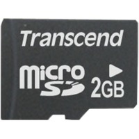 Transcend TS2GUSDC hukommelseskort 2 GB MicroSD NAND Sort, 2 GB, MicroSD, NAND, 20 MB/s, 13 MB/s, Sort, boxed