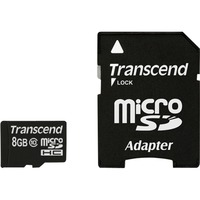Transcend TS8GUSDHC10 hukommelseskort 8 GB MicroSDHC NAND Klasse 10 Sort, 8 GB, MicroSDHC, Klasse 10, NAND, 90 MB/s, Sort