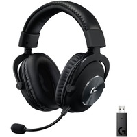 Logitech Pro X Headset Sort, Gaming headset Sort, Headset, Headset, Spil, Sort, Binaural, Dreje