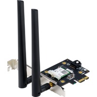 ASUS PCE-AX3000 Intern WLAN / Bluetooth 3000 Mbit/s, Wi-Fi-adapter Sort, Intern, Trådløs, PCI Express, WLAN / Bluetooth, Wi-Fi 6 (802.11ax), 3000 Mbit/s