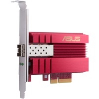 ASUS XG-C100F Intern Fiber 10000 Mbit/s, Netværkskort Intern, Ledningsført, PCI Express, Fiber, 10000 Mbit/s, Rød