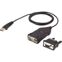 ATEN UC485 serielkabel Sort 1,2 m USB Type-A DB-9 Sort, Sort, 1,2 m, USB Type-A, DB-9, Hanstik, Hanstik