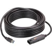 ATEN UE3310-AT-G USB-kabel 10 m USB 3.2 Gen 1 (3.1 Gen 1) USB A Sort, Forlængerledning Sort, 10 m, USB A, USB A, USB 3.2 Gen 1 (3.1 Gen 1), 5000 Mbit/s, Sort