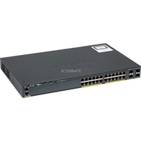 Cisco Small Business WS-C2960X-24TS-L netværksswitch Administreret L2/L3 Gigabit Ethernet (10/100/1000) 1U Sort Administreret, L2/L3, Gigabit Ethernet (10/100/1000), Fuld duplex, Stativ-montering, 1U