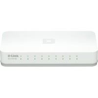D-Link GO-SW-8E/E netværksswitch Ikke administreret Fast Ethernet (10/100) Hvid Hvid, Ikke administreret, Fast Ethernet (10/100), Fuld duplex