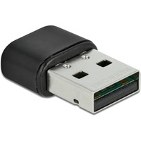 DeLOCK 61000 netværkskort WLAN 433 Mbit/s, Bluetooth-adapter Kabel & trådløs, USB, WLAN, 433 Mbit/s, Sort