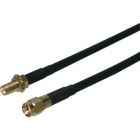 Digitus CFD200 5m koaxial kabel RP SMA Sort, Forlængerledning Sort, 5 m, RP SMA, RP SMA, Sort