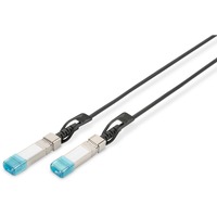 Digitus DN-81222-02 fiberoptisk kabel 2 m SFP+ Sort Sort, 2 m, SFP+, SFP+