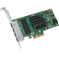 Intel® I350T4V2BLK netværkskort Intern Ethernet 1000 Mbit/s Intern, Ledningsført, PCI Express, Ethernet, 1000 Mbit/s, Bulk