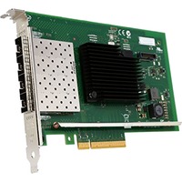 Intel® X710DA4FHBLK netværkskort Intern Fiber 10000 Mbit/s Intern, Ledningsført, PCI Express, Fiber, 10000 Mbit/s, Sort, Grøn, Rustfrit stål, Bulk