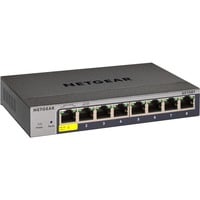 Netgear GS108T Administreret L2 Gigabit Ethernet (10/100/1000) Grå, Switch Administreret, L2, Gigabit Ethernet (10/100/1000), Fuld duplex, Detail