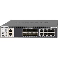Netgear XSM4316S Administreret L3 10G Ethernet (100/1000/10000) 1U Sort, Switch Administreret, L3, 10G Ethernet (100/1000/10000), Stativ-montering, 1U