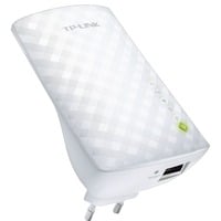 TP-Link RE200 netværk forlænger Netværksgentager Hvid 10, 100 Mbit/s, Repeater Hvid, Netværksgentager, 433 Mbit/s, 10,100 Mbit/s, Windows 2000, Windows 2000 Professional, Windows 7 Home Basic, Windows 7 Home Basic x64, Windows 7..., Intern, 20 dBm