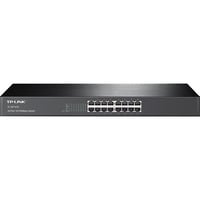 TP-Link TL-SF1016 netværksswitch Ikke administreret Fast Ethernet (10/100) 1U Sort Sort, Ikke administreret, Fast Ethernet (10/100), Stativ-montering, 1U