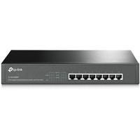 TP-Link TL-SG1008MP, Switch Ikke administreret, Gigabit Ethernet (10/100/1000), Fuld duplex, Strøm over Ethernet (PoE), Stativ-montering, 1U