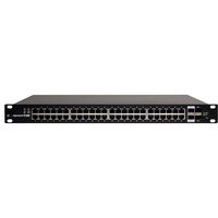 Ubiquiti EdgeSwitch 48 750W Administreret L2/L3 Gigabit Ethernet (10/100/1000) Strøm over Ethernet (PoE) 1U Sort Administreret, L2/L3, Gigabit Ethernet (10/100/1000), Strøm over Ethernet (PoE), Stativ-montering, 1U