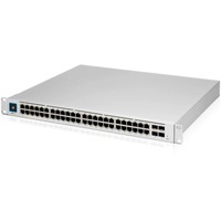 Ubiquiti UniFi Pro 48-Port PoE Administreret L2/L3 Gigabit Ethernet (10/100/1000) Strøm over Ethernet (PoE) 1U Sølv, Switch grå, Administreret, L2/L3, Gigabit Ethernet (10/100/1000), Strøm over Ethernet (PoE), Stativ-montering, 1U
