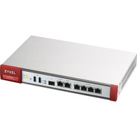 Zyxel ATP200 firewall (hardware) Desktop 2000 Mbit/s grå/Rød, 2000 Mbit/s, 500 Mbit/s, 40 Gbit/sek., 10 transaktioner/sek, 450/450 Gbit/sek., 45,38 BUT/t