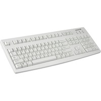 CHERRY G83-6104 tastatur USB QWERTY US engelsk Grå Beige, Amerikansk layout, Fuld størrelse (100 %), Ledningsført, USB, QWERTY, Grå