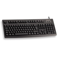 CHERRY G83-6104 tastatur USB QWERTY US engelsk Sort Sort, Amerikansk layout, Fuld størrelse (100 %), Ledningsført, USB, QWERTY, Sort