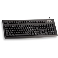 CHERRY G83-6104 tastatur Universel USB QWERTY US engelsk Sort Sort, Amerikansk layout, Fuld størrelse (100 %), Ledningsført, USB, QWERTY, Sort