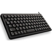 CHERRY G84-4100 tastatur Universel USB QWERTY US engelsk Sort Sort, Amerikansk layout, Cherry mekanisk, Mini, Ledningsført, USB, QWERTY, Sort