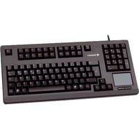 CHERRY TouchBoard G80-11900 tastatur Universel USB QWERTY US engelsk Sort Sort, Amerikansk layout, Kirsebær MX teknologi, Fuld størrelse (100 %), Ledningsført, USB, QWERTY, Sort