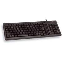 CHERRY XS Complete tastatur Universel USB QWERTZ Tysk Sort Sort, DE-layout, Gummi dome, Fuld størrelse (100 %), Ledningsført, USB, QWERTZ, Sort