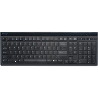 Kensington Advance Fit™ kabelforbundet tastatur i fuld størrelse - DE Sort, DE-layout, Fuld størrelse (100 %), Ledningsført, USB, QWERTZ, Sort