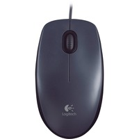 Logitech Mouse M90 mus Ambidextrous USB Type-A Optisk 1000 dpi mørk grå, Ambidextrous, Optisk, USB Type-A, 1000 dpi, Grå, Detail