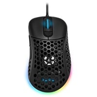 Sharkoon Light² 200 mus Højre hånd USB Type-A Optisk 16000 dpi, Gaming mus Sort, Højre hånd, Optisk, USB Type-A, 16000 dpi, Sort