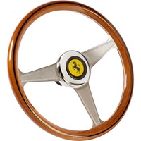 Thrustmaster 2960822 tilbehør til spillekonsol Racerhjul, Udskiftnings rat Brown/Sølv, Racerhjul, Træ, Grå, Metal, Kina, 1 stk, 108 mm