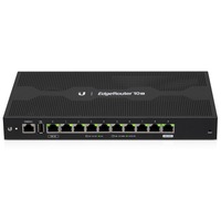 Ubiquiti EdgeRouter 10X kabelforbundet router Sort IEEE 802.1Q,IEEE 802.3ad, BGP,MPLS,OSPF,OSPFv3,RIP,RIPng,VRRP, SNMP, 880 Mhz, 512 MB, 512 MB