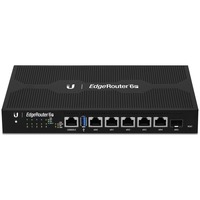 Ubiquiti EdgeRouter 6P kabelforbundet router Gigabit Ethernet Sort Ethernet WAN, Gigabit Ethernet, Sort