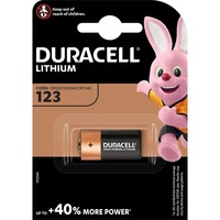Duracell 123106 husholdningsbatteri Engangsbatteri CR123A Lithium Engangsbatteri, CR123A, Lithium, 3 V, 1 stk, Flerfarvet