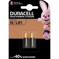 Duracell 203983 husholdningsbatteri Engangsbatteri Alkaline Engangsbatteri, Alkaline, 1,5 V, 2 stk, Sort, Guld, -20 - 54 °C